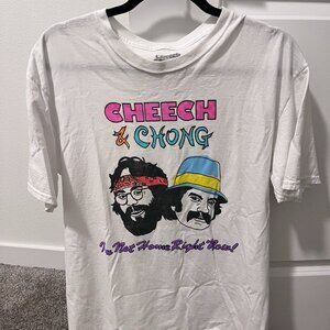 Cheech & Chong Graphic Tee – Great Condition – Retro Comedy Shirt (M/L)